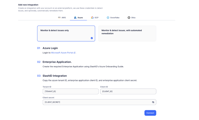 create slashid integration